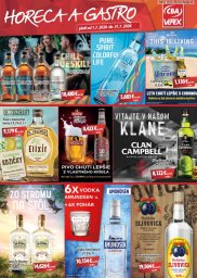1. strana letáka CBA VEREX 1. 7. - 31. 7. 2026 HORECA a GASTRO 7/2026