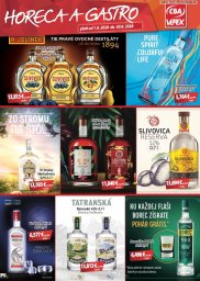 CBA VEREX leták  s platnosťou 1. 9. - 30. 9. 2026 HORECA a GASTRO 9/2026